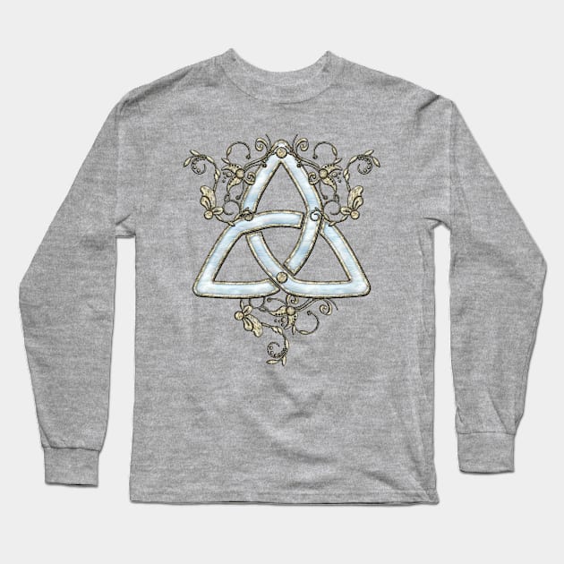 Wonderful elegant celtic knot Long Sleeve T-Shirt by Nicky2342